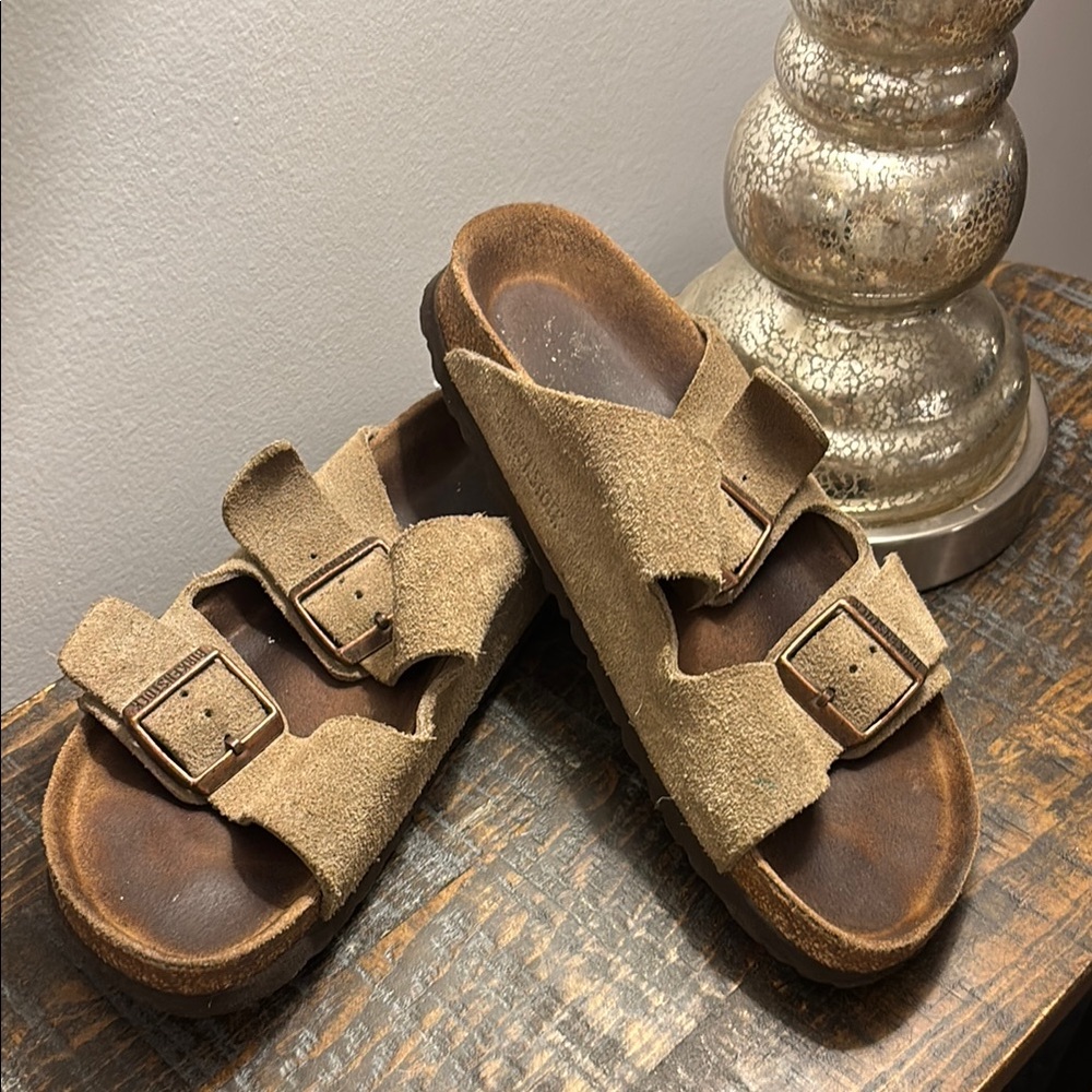 Birkenstock Brown Sandals with Adjustable Straps